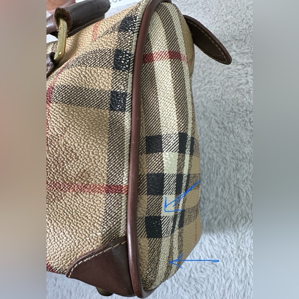 ❤️Vintage Burberrys Boston Bag - Picture 11 of 15